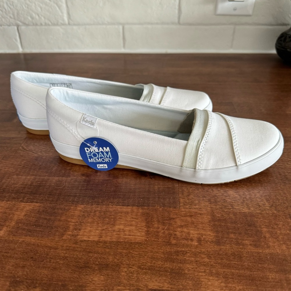 Keds Carmel Twill White NIB